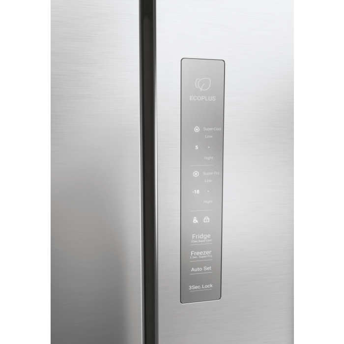 Haier HCR3818ENMM 83.3cm Total No Frost Multi Door Fridge Freezer - Inox