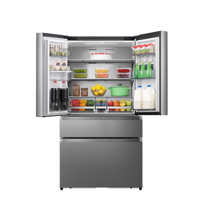 Hisense RF749N4SWSE 91.4cm American Style Fridge Freezer - Stainless Steel