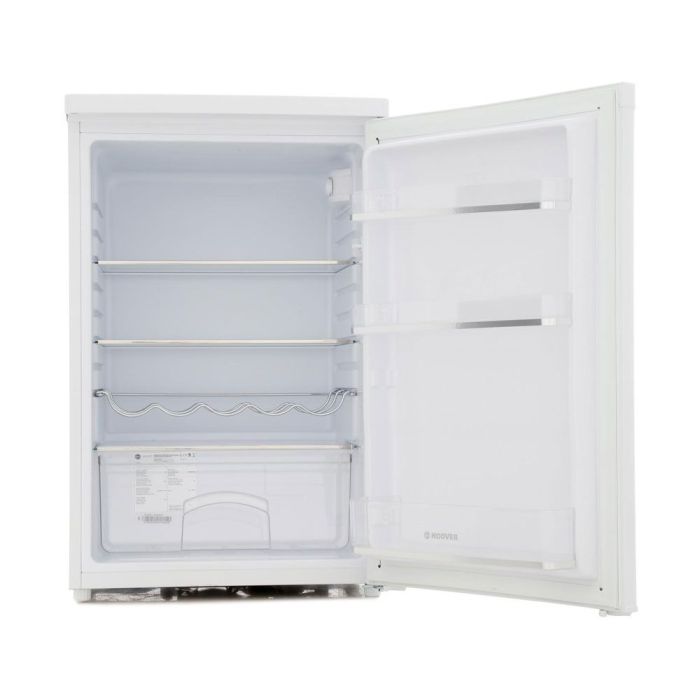 Hoover Candy HFLE54WN-MAX Undercounter 55cm larder, white, A energy rated, wine rack, silver trims