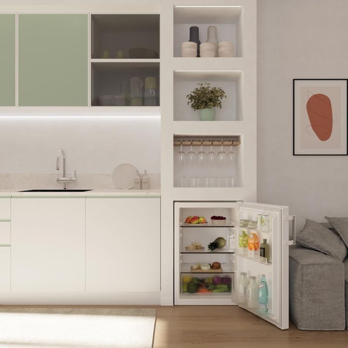 Hoover HONLQ2S58EWHK 54.5cm Undercounter Larder Fridge - White