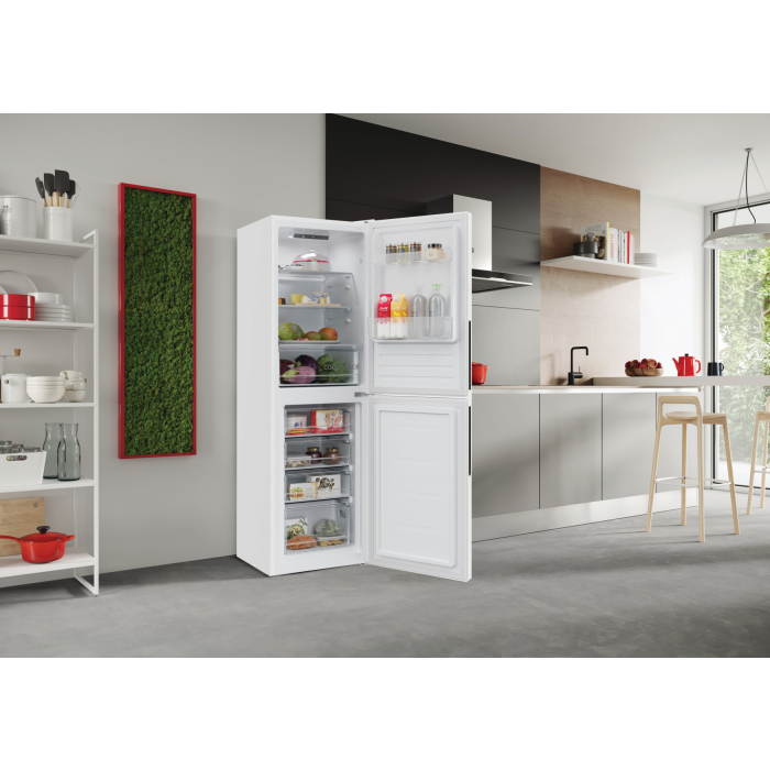 Hoover HVT3CLECKIHW 54.5cm Fridge Freezer - White