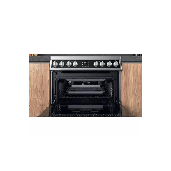 Hotpoint HDM67V8D2CX/UK Double Cooker