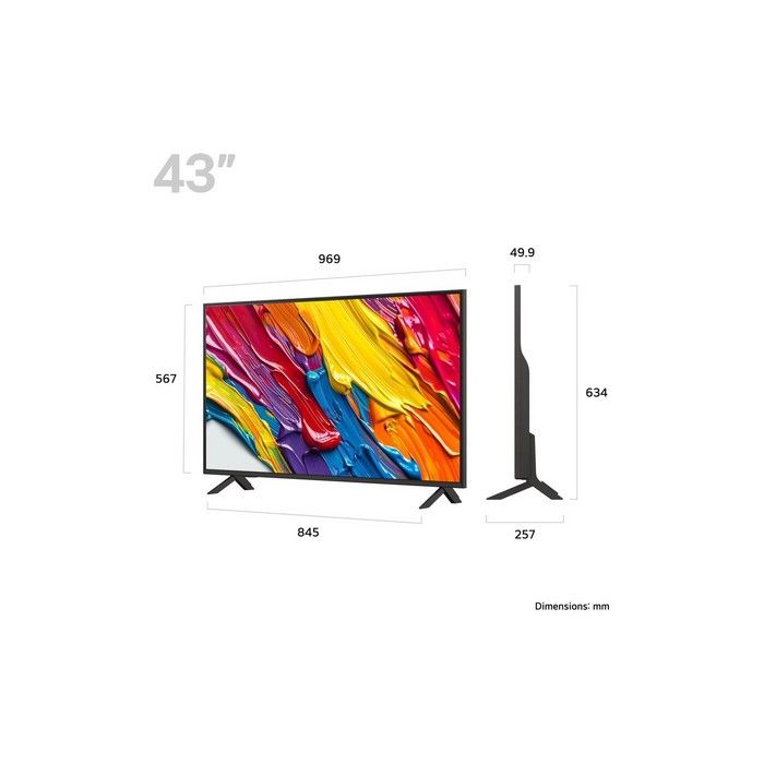 Lg 43QNED84A6C.AEK 43inch 4K Ultra HD QNED Smart TV