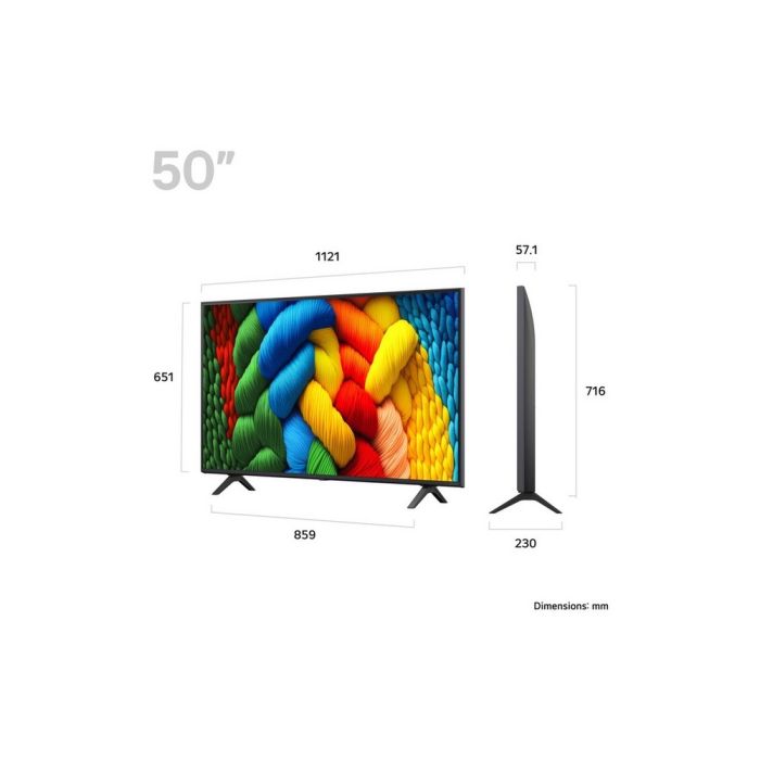 Lg 50NANO80A6B.AEK NanoCell NANO80A 50inch 4K UHD Smart TV