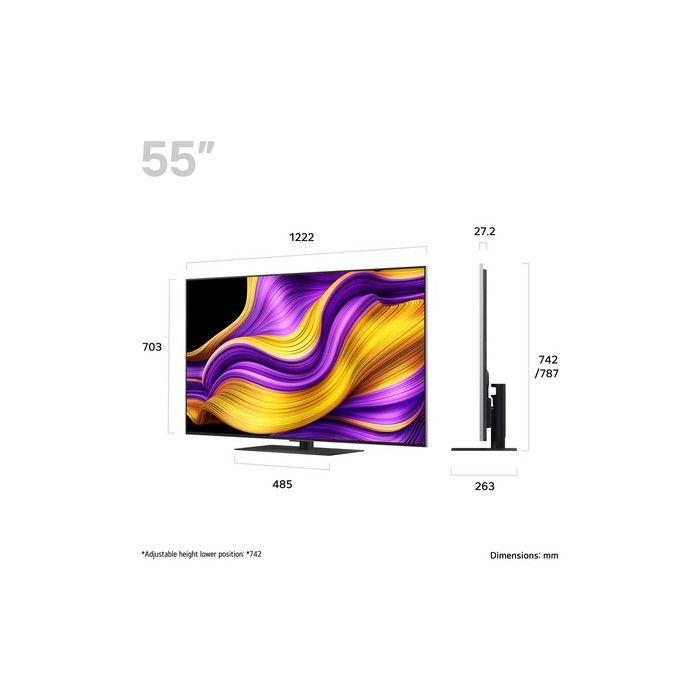 Lg OLED55G56LS.AEK OLED evo AI G5 55inch 4K Smart TV
