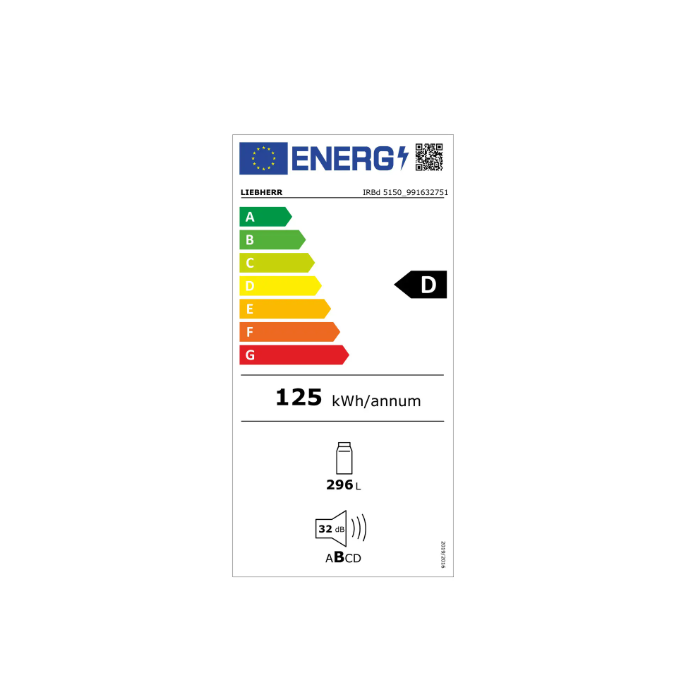 Liebherr IRBci5150 Built-In Larder Fridge, Biofresh, Softsystem, Door On Door, Prime Range.