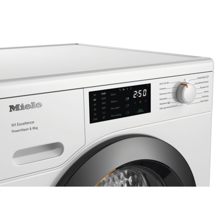 Miele WEB365 WCS 8kg 1400 Spin Washing Machine - Lotus White