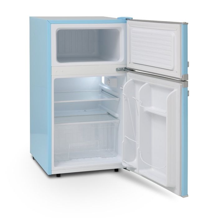 Montpellier MAB2035PB 47.9cm Freestanding Static Fridge Freezer - Pastel Blue