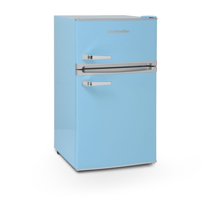 Montpellier MAB2035PB 47.9cm Freestanding Static Fridge Freezer - Pastel Blue