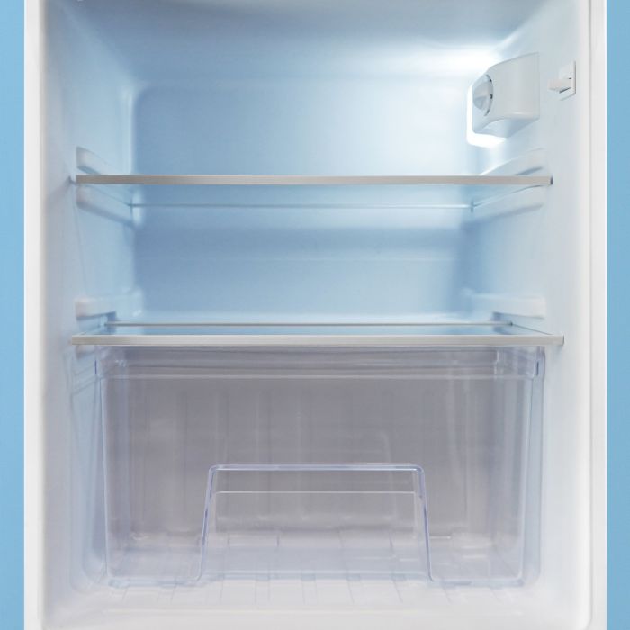 Montpellier MAB2035PB 47.9cm Freestanding Static Fridge Freezer - Pastel Blue