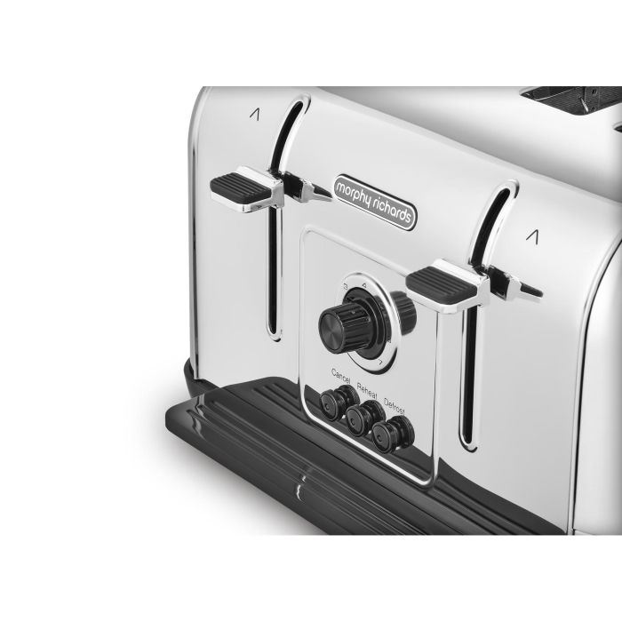 Morphy Richards 240130 Venture 4 Slice Toaster - Brushed