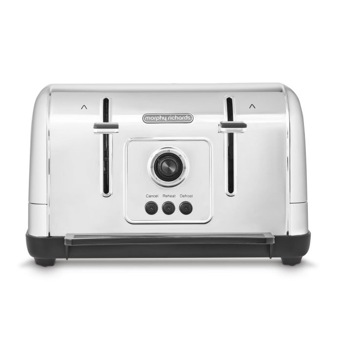 Morphy Richards 240130 Venture 4 Slice Toaster - Brushed
