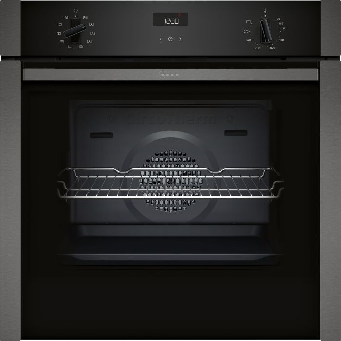 Neff B3ACE4AG3B 59.4cm Built In Electric Single Oven - Graphite Grey