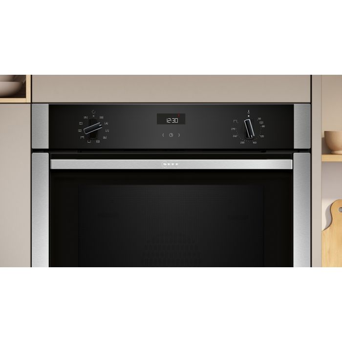 Neff B3ACE4AN3B 59.4cm Built In Electric Single Oven - Stainless Steel