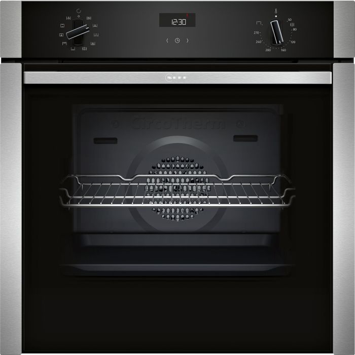 Neff B3ACE4AN3B 59.4cm Built In Electric Single Oven - Stainless Steel