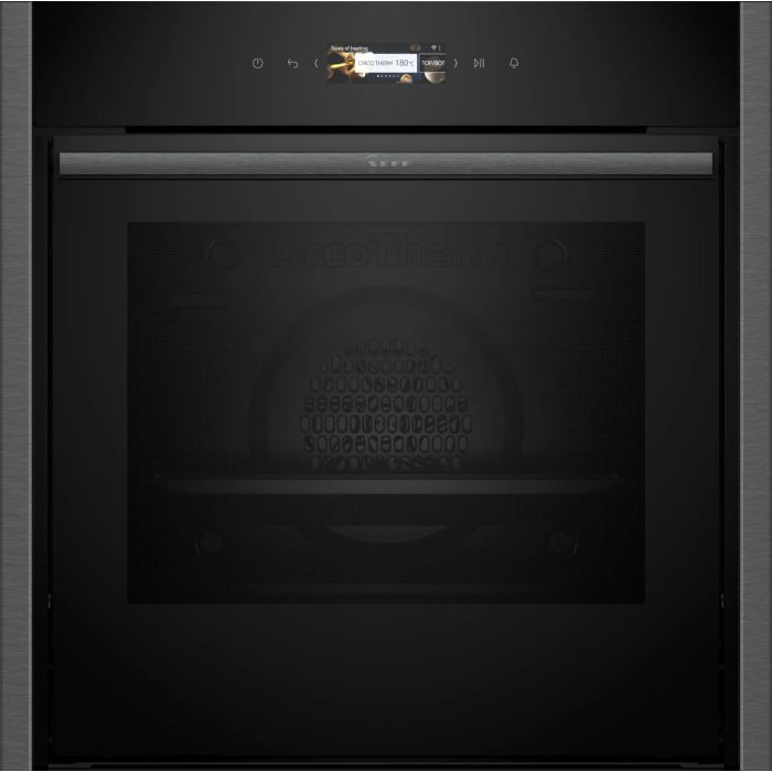 Neff B54CR31G0B 59.6cm Built In Electric Double Oven - Graphite Grey