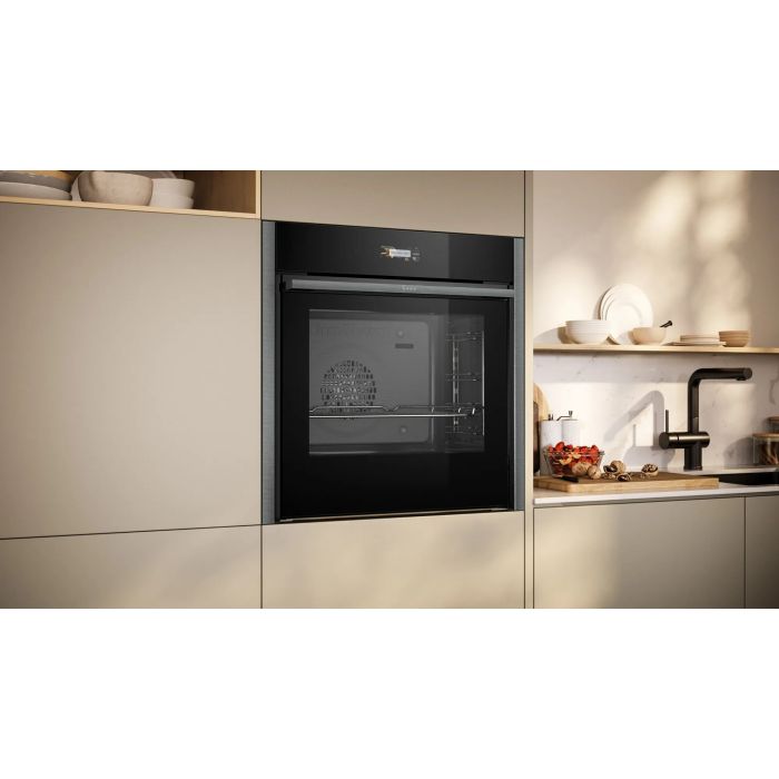 Neff B54CR31G0B 59.6cm Built In Electric Double Oven - Graphite Grey