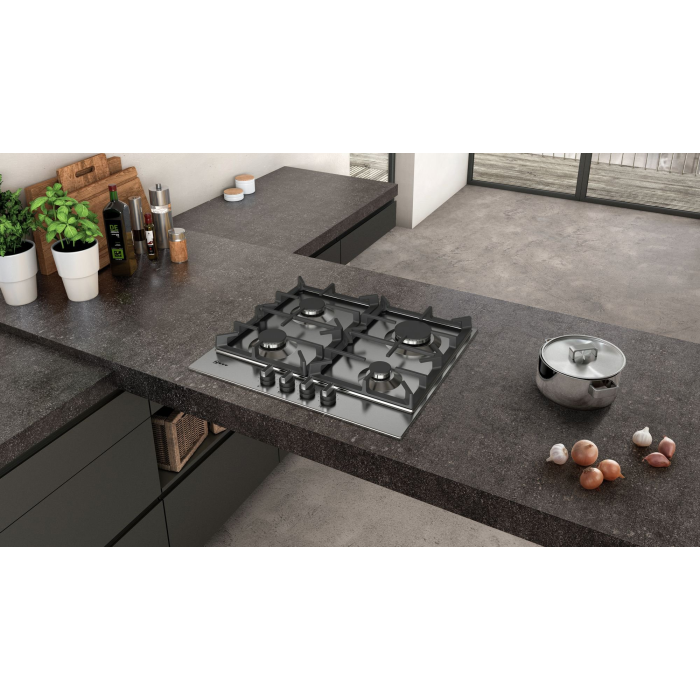 Neff T26DS49N0 58cm Gas Hob - Stainless Steel