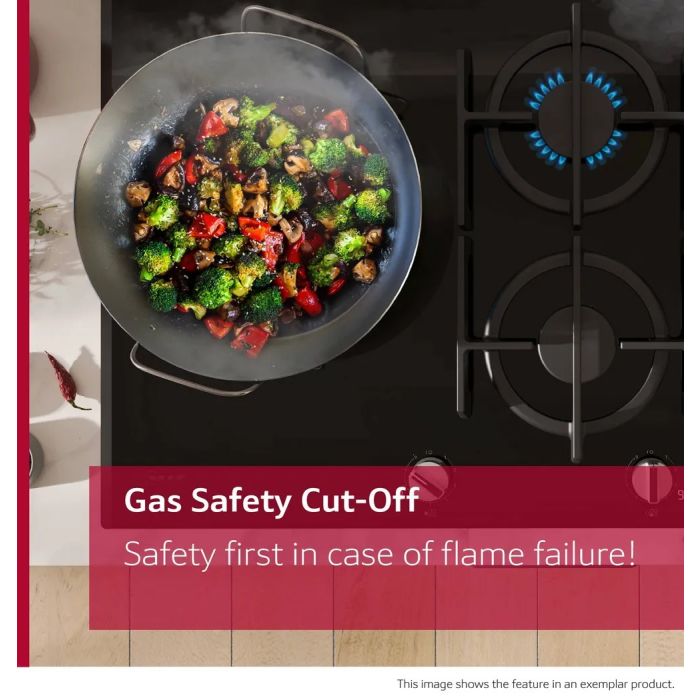 Neff T27PIQ4S0 Gas Hob With Integrated Controls