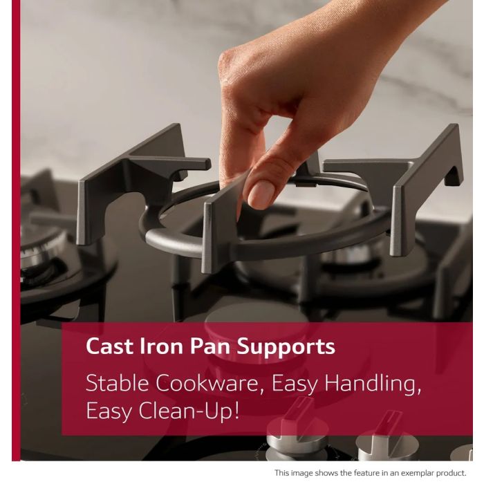 Neff T27PIQ4S0 Gas Hob With Integrated Controls