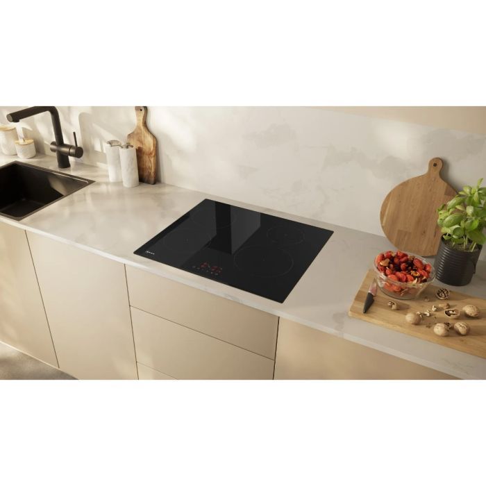 Neff T36FBE1L0 60cm Induction Hob, Touch Control, 4 zones, Front Bevel, 4.6kW