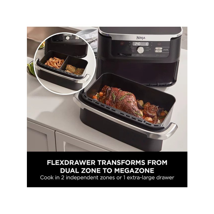 Ninja AF500UK Foodi FlexDrawer Air Fryer  - Black