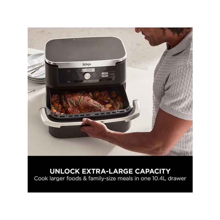Ninja AF500UK Foodi FlexDrawer Air Fryer  - Black