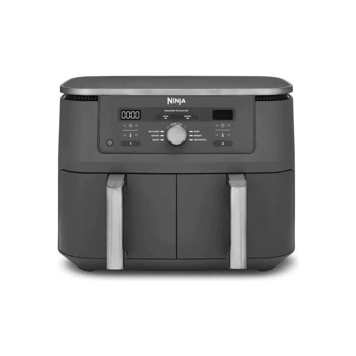 Ninja DZ400UK 9.5 litre MAX 6-in-1 Dual Zone Air Fryer - Gun Metal Grey