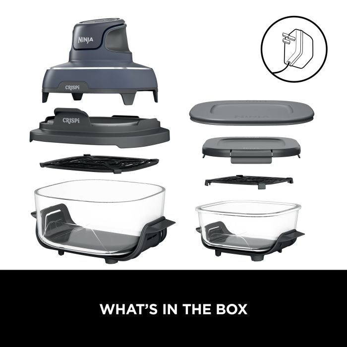 Ninja FN101UKGY CRISPi 4-in-1 Portable Air Fryer - Cyberspace Blue