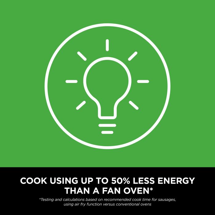 Ninja FN101UKGY CRISPi 4-in-1 Portable Air Fryer - Cyberspace Blue