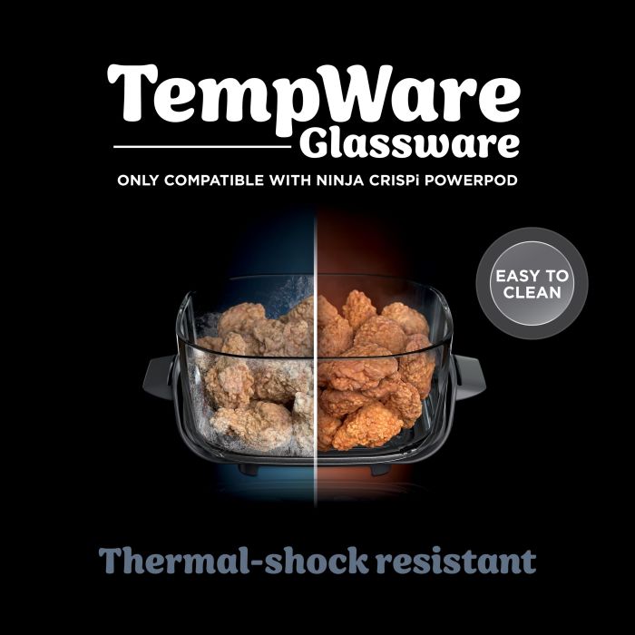 Ninja FN101UKGY CRISPi 4-in-1 Portable Air Fryer - Cyberspace Blue