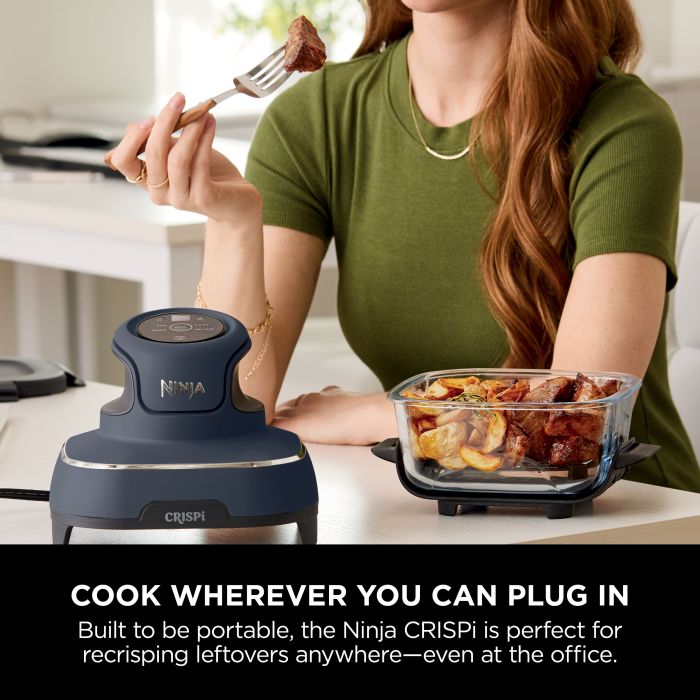 Ninja FN101UKGY CRISPi 4-in-1 Portable Air Fryer - Cyberspace Blue