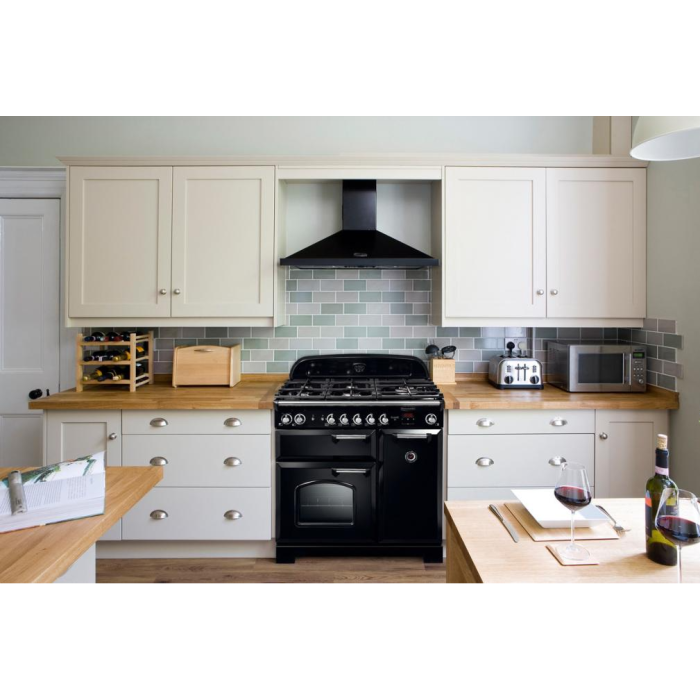 Rangemaster CLA110NGFBL/C 116660 CLASSIC 110 NG BLACK CHROME