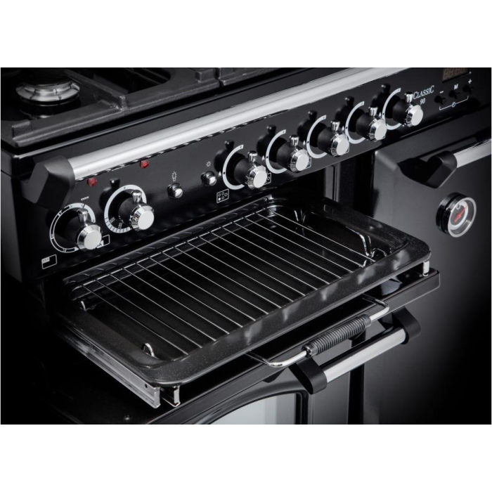 Rangemaster CLA110NGFBL/C 116660 CLASSIC 110 NG BLACK CHROME