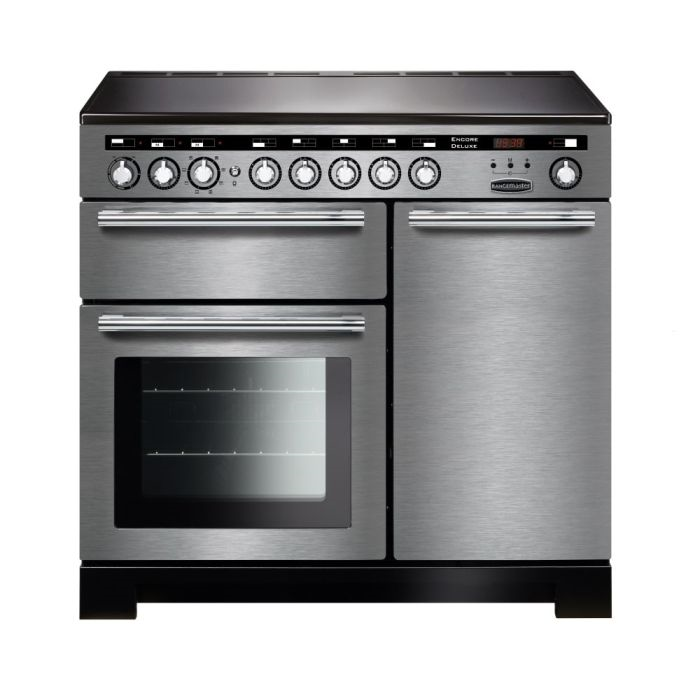 Rangemaster Encore Deluxe 100 Induction Range Cooker Stainless Steel