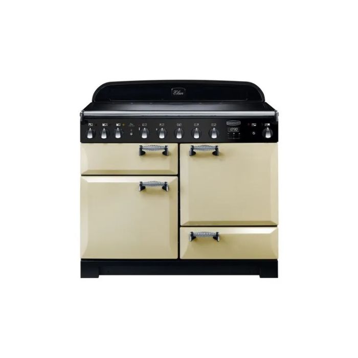 Rangemaster Elan Deluxe 110cm Electric Range Cooker with Induction Hob - Cream