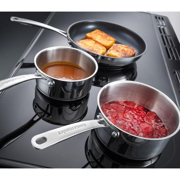 Rangemaster Nexus 110cm Wide Induction Range Cooker - Black / Chrome 