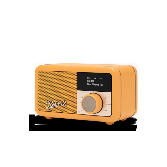 Roberts Radio REV-PETITE2SY DAB+/DAB/FM RDS Radio - Sunburst Yellow