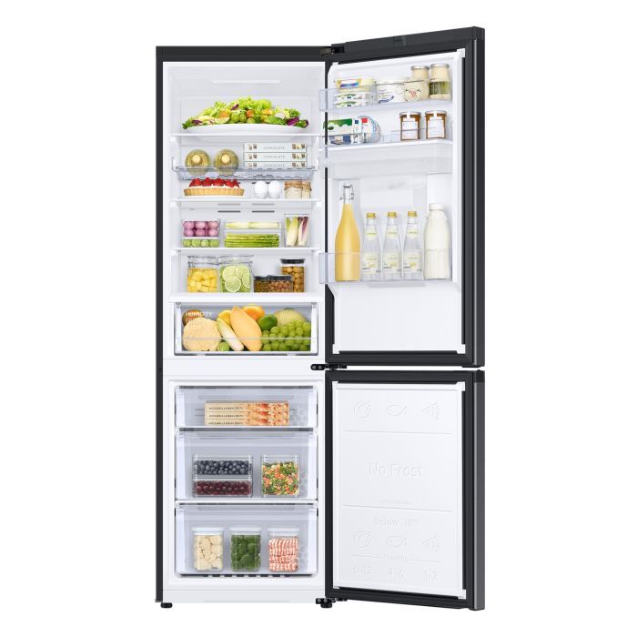 Samsung RB34C600EBN/EU 185cm Tall Combi Black without Water