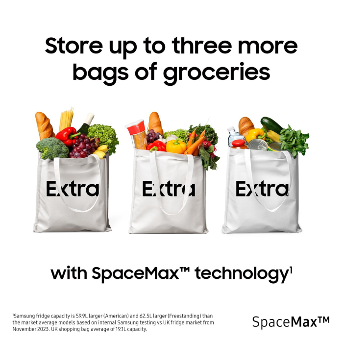 Samsung RB34C632EBN/EU - 59.5cm Frost Free Fridge Freezer