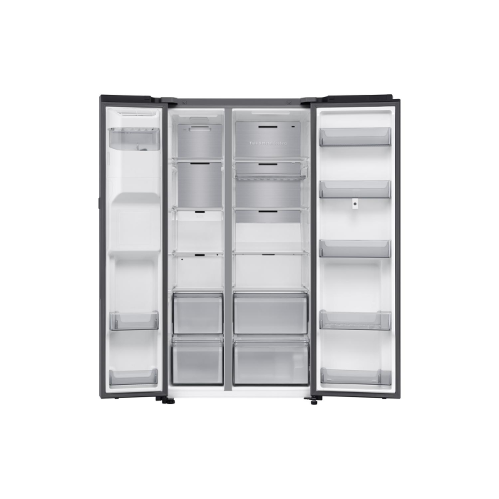 Samsung RS90F66BETEU - Fridge Freezer 91.2cm Silver