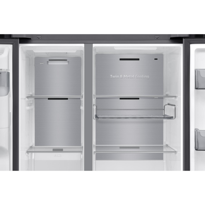 Samsung RS90F66BETEU - Fridge Freezer 91.2cm Silver