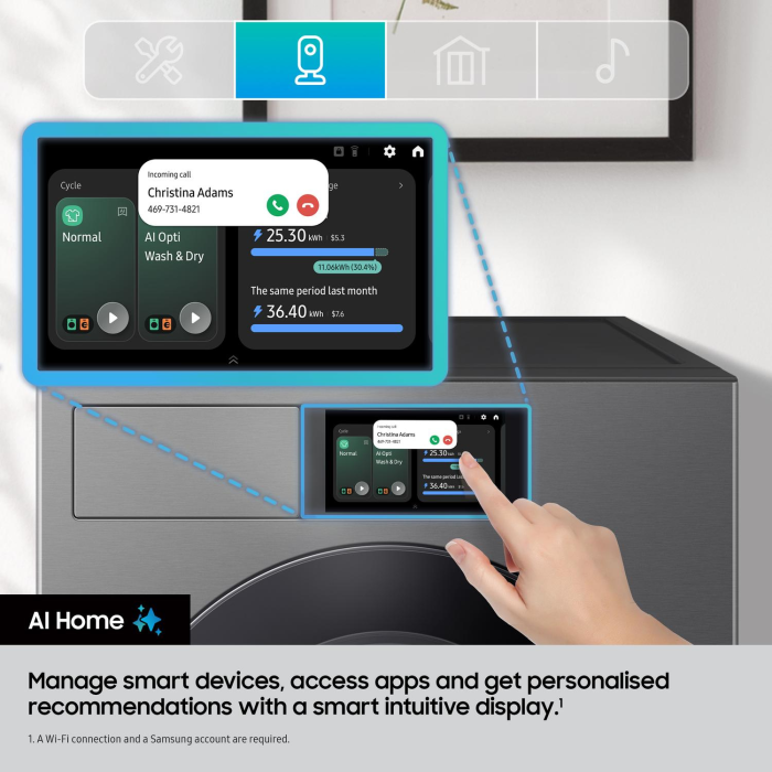 Samsung 9kg 1400RPM Washing Machine - Silver