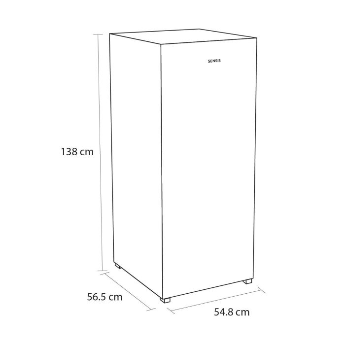 Sensis RFTLF01Z54EW 54.8cm Low Frost Tall Freezer - White