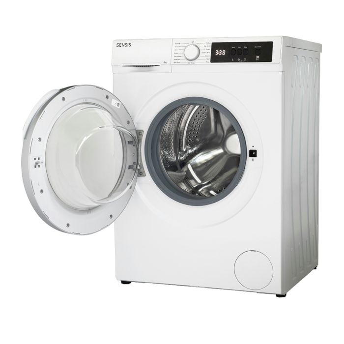 Sensis WMF01814AW 8kg 1400 Spin Washing Machine - White