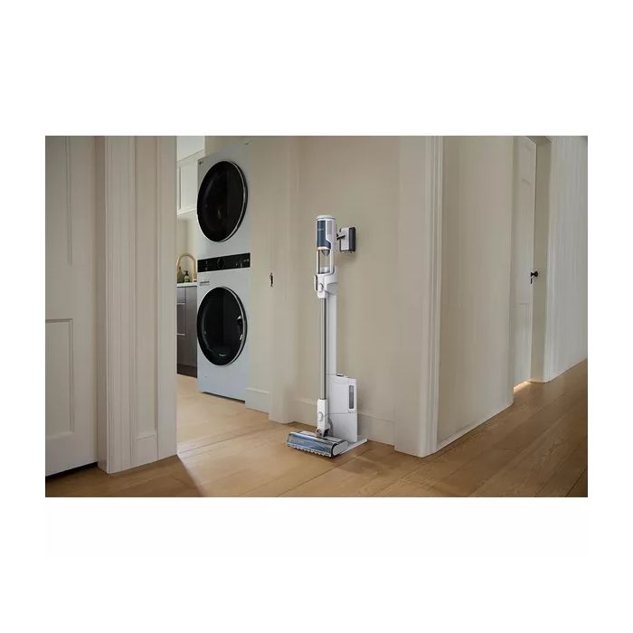 Shark BU3521UK Clean & Empty Cordless Vacuum Cleaner & Auto-Empty System - 40 Minutes Run Time - White