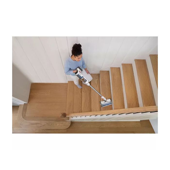 Shark BU3521UK Clean & Empty Cordless Vacuum Cleaner & Auto-Empty System - 40 Minutes Run Time - White