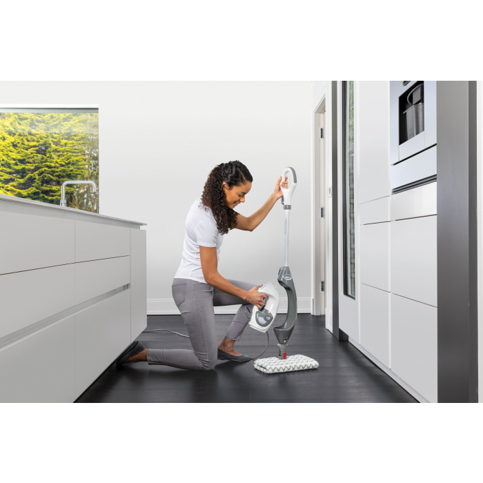 Shark S6005UK Floor & Handheld Steam Cleaner - Shark Steel Grey/Bordeaux