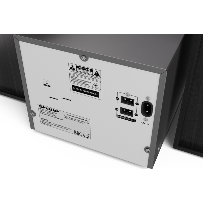 Sharp XL-B517D BK XL-B517D(BK) Wireless Hi-Fi Micro System - Black