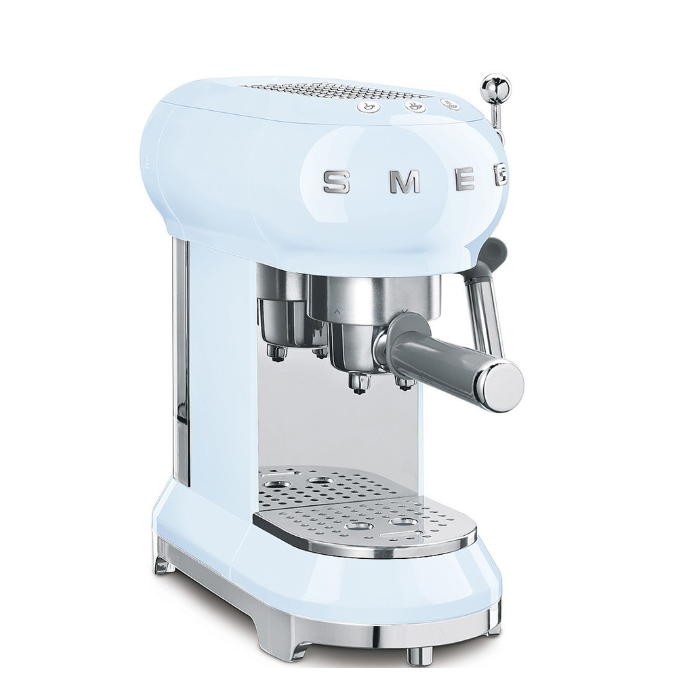 Smeg ECF01PBUK Smeg Espresso Machine Pastel Blue